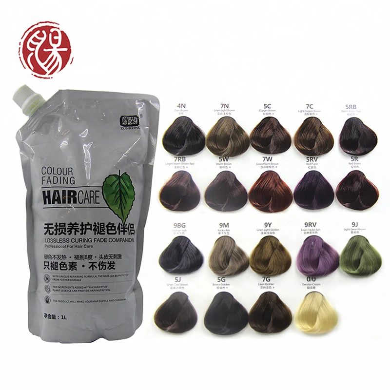 Wholesale Best Natural Plant Protein Extract Ammonia-free Formula Mixed Hair Bleaching Cream ppd free Professional Hair Color