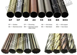 China  manufacture  KYOK curtain rod pipe 35mm for windows