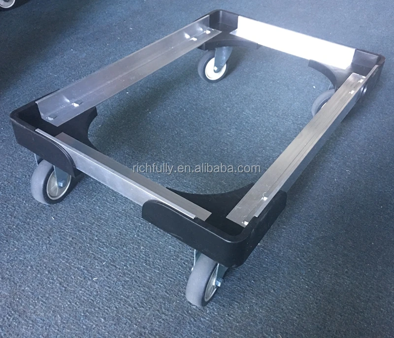 HOT SALE Aluminium Heavy Duty Dolly Trolley for logistic turnover box