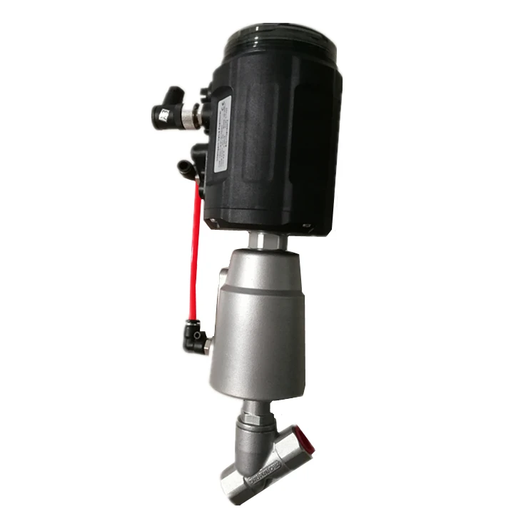 Pneumatic  Angle Seat Valve with Intelligent Positioner for the High-end market