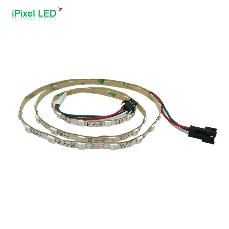 5mm Width S Shape Addressable LED Strip 48leds/m Sk6812 Led Strip DC5V Ipixel LED White Epistar 2 Years -30 - 60 140 Degree 12W