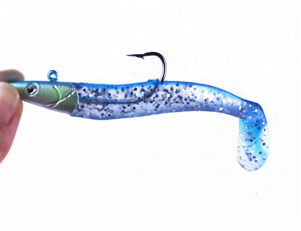 Hengjia Price reduction sale 11cm 19g baits wholesale plastic soft fishing lures