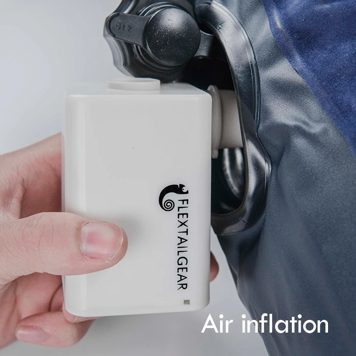 Flextailgear electric smallest mini air pump Max Pump Plus outdoor air mattress pump
