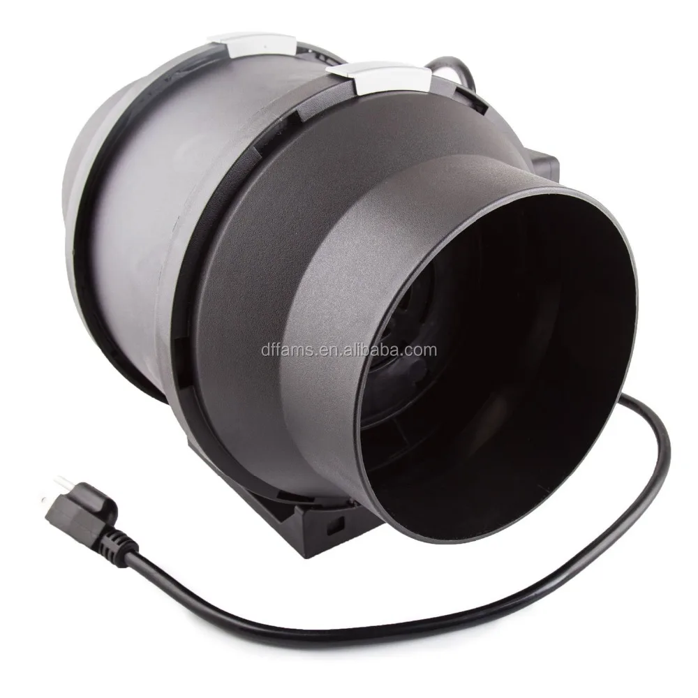 Diameter 100mm to 200mm Plastic Inline Mixed Flow Extractor Fan