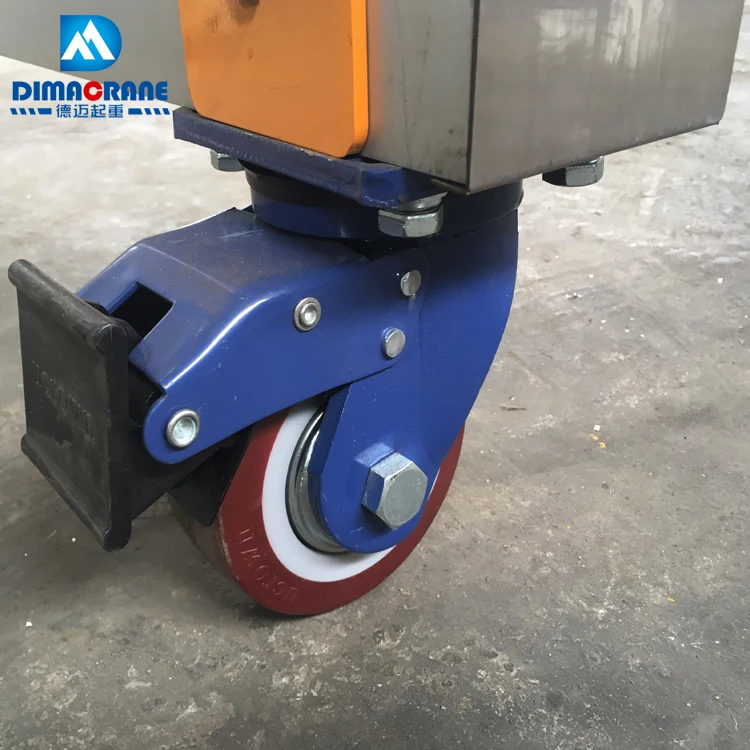 latest design aluminum alloy with largest span 8m 1000 kg 500kg portable mini  gantry crane price