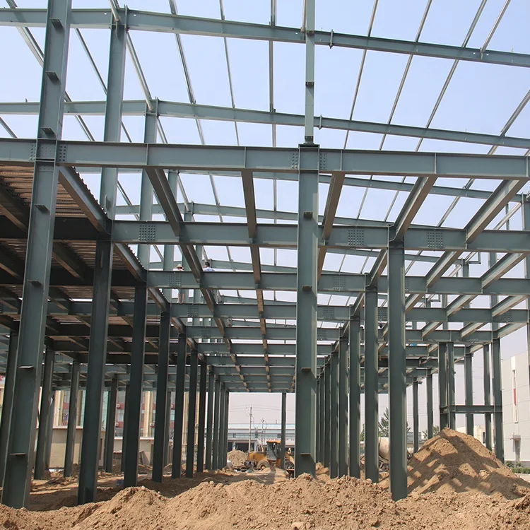 Многоэтажная и двухэтажная стальная конструкция склад предварительно обработанной стали