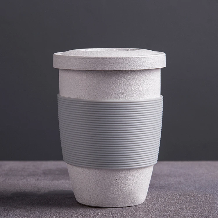 Портативная Черная Дорожная кофейная чашка с логотипом под заказ, фарфоровая керамическая кружка, набор