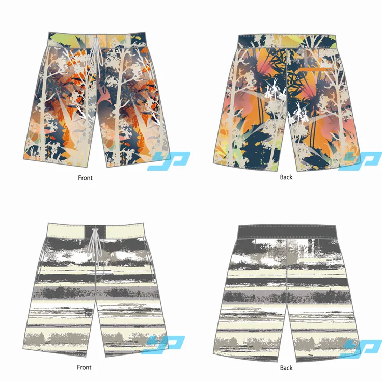 Custom made logo short hawaiian pant men boardshort stretch board shorts quick dry beach shorts swimming trunks for men