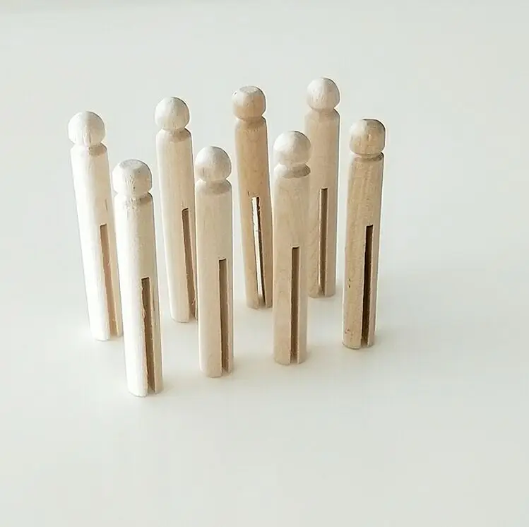 Beautiful wooden clips , wooden bag clips , wooden pegs