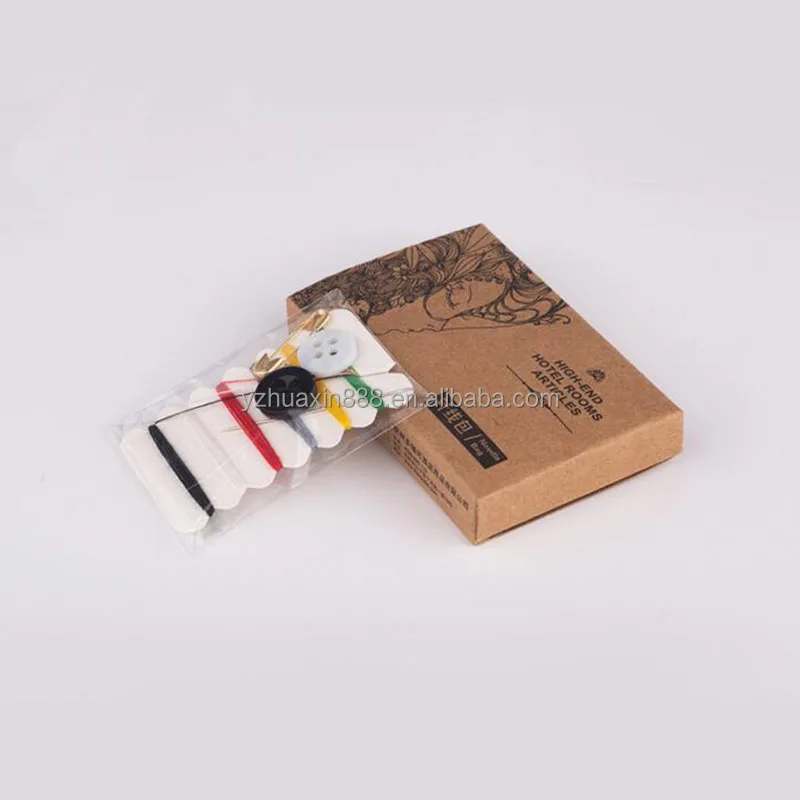 2016 new design cheap hotel use sewing kit / needle and thread kit