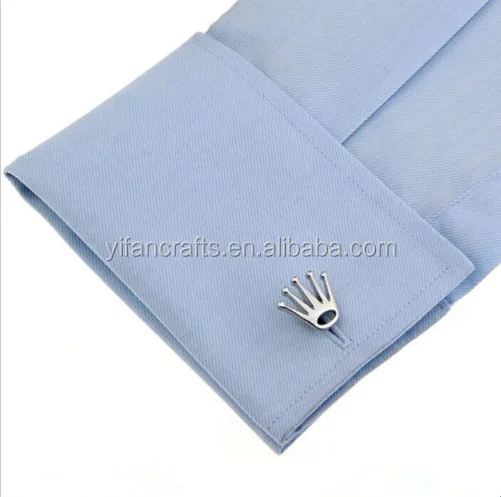 Cufflinks 1Pair Silver Design Fashion Shirt Men Party Wedding Men Gift Crown