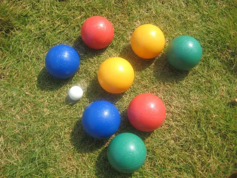Wholesale 8 Balls 84Mm Plastic Bocce Ball Petanque Boules
