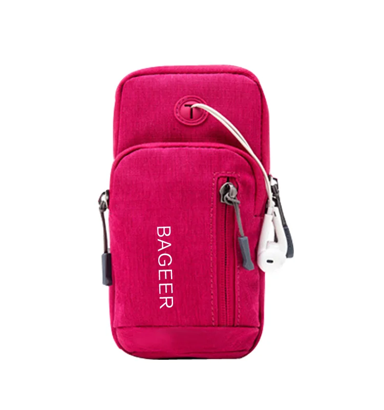 Женщины тренировки Спорт Фитнес браслет бег мобильный телефон рука сумка