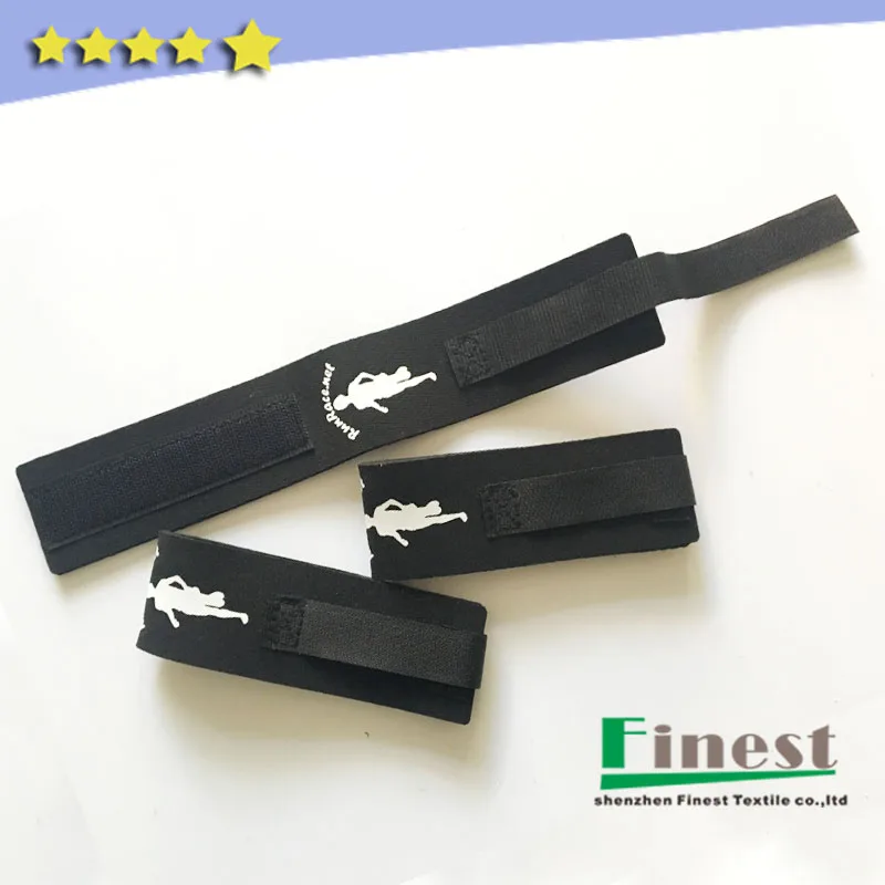 Black adjustable triathlon timing chip accessory straps,ankle strap for timing chip