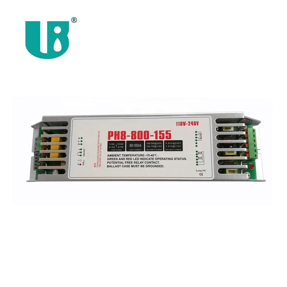 PH8-800-155  uv lamp electronic ballast price UL