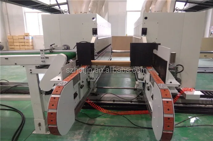 wood working machine transverse double end tenoner