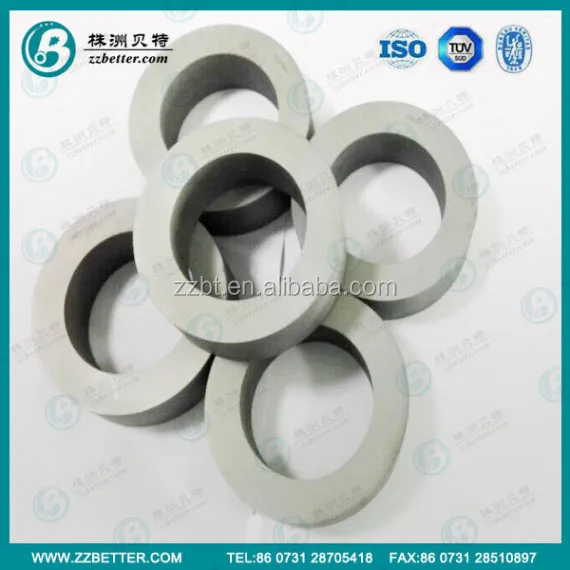 Tungsten carbide rollers cemented carbide rings for steel producing plant