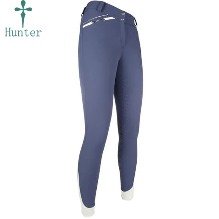 China Manufacturer Sexy Horse Riding Pants Silicone Women Breeches Comfortable Riding Tights