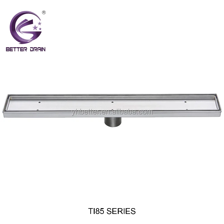 
Stainless steel drain tile insert linear floor drain bathroom shower drain 