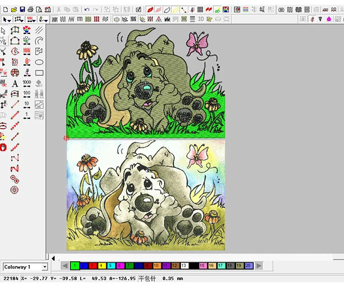 
Embroidery High-quality Custom Heat Iron-on Animal Bee Embroidered In Clothes Patch embroidery Digitizing Wing Design Patches 