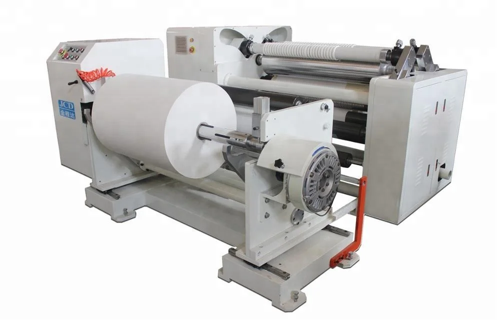 Servo motor control automatic jumbo roll paper slitting machine