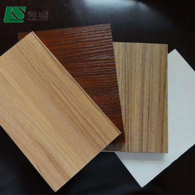 
12mm 15mm 18mm melamine faced mdf board / slot mdf / waterproof mdf board 