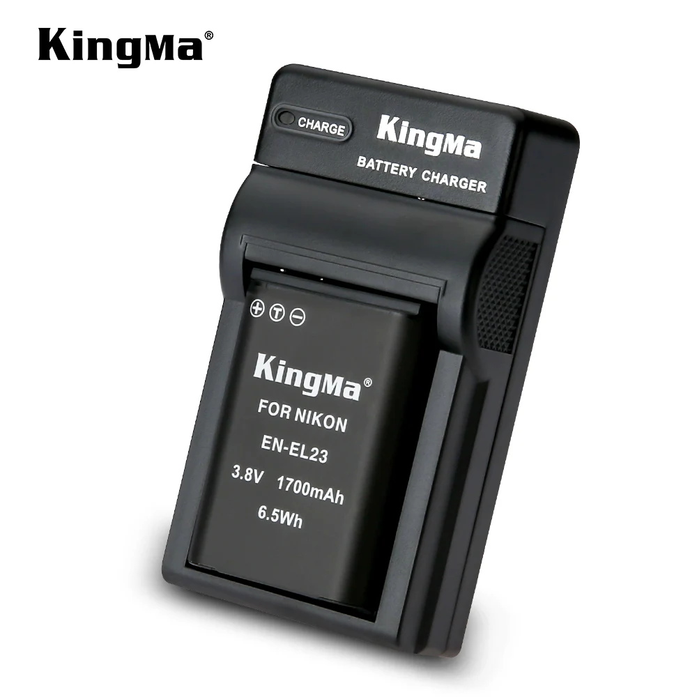 KingMa EN-EL23 1700 мАч аккумулятор и одно устройство для быстрой зарядки Nikon P600 -610S S810C P900S 900 B700