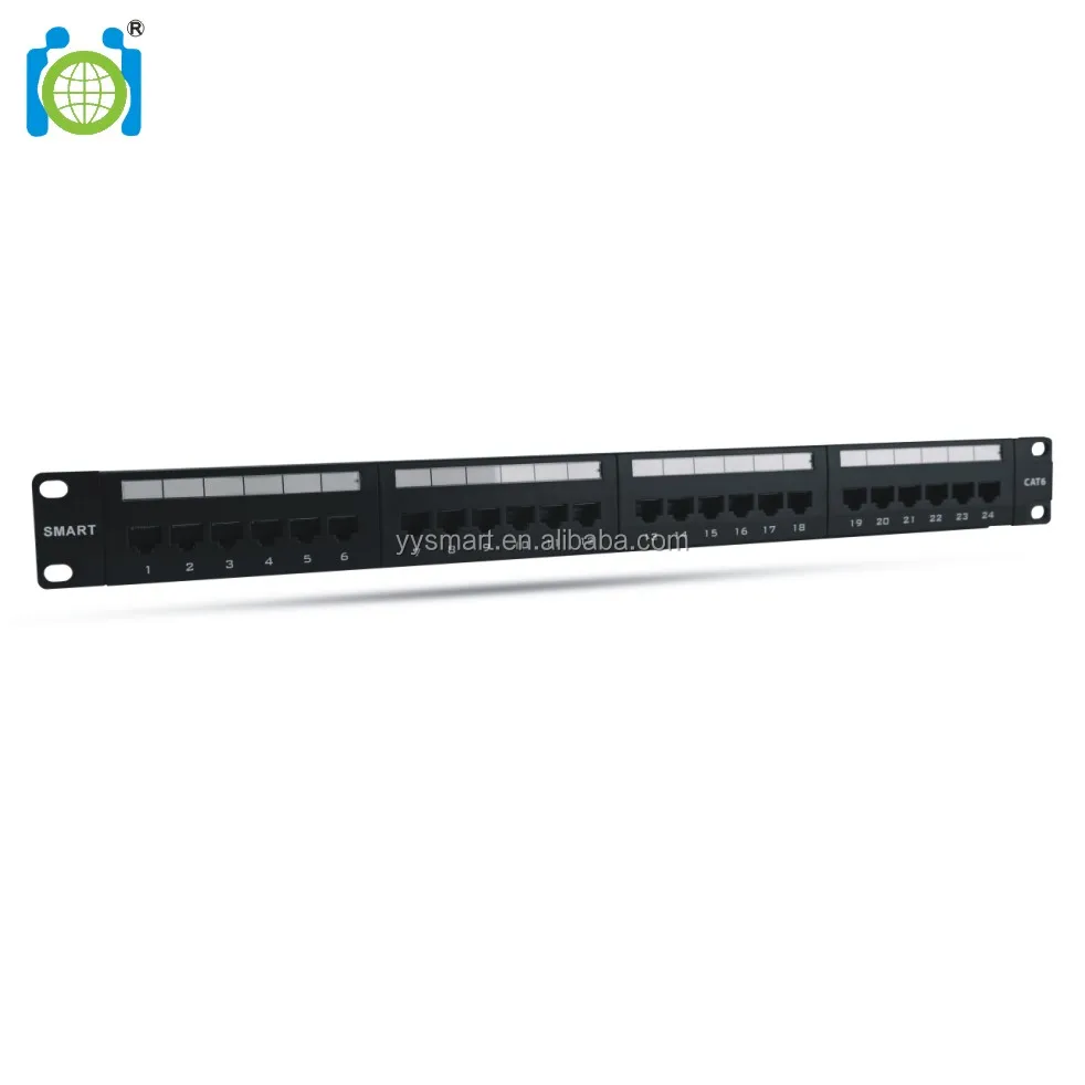  CAT.6 RJ45 amp 24 порта двойная коммутационная