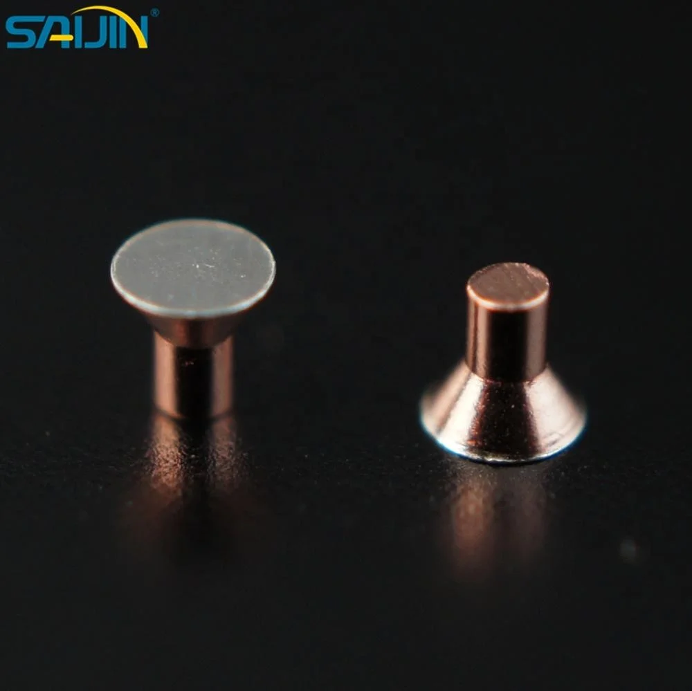 popular AgCdo cooper bimetal electrical silver contact point for relay