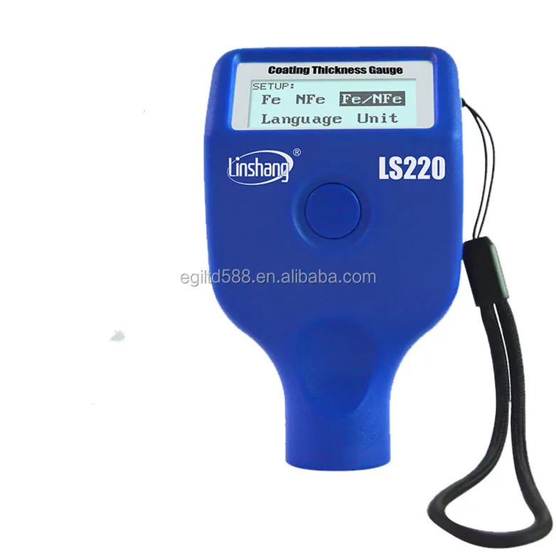 
LS220 Coating Thickness Gauge Test Non Magnetic Non Conductive Coating With Built In Integrated Ruby Tip Probe Fe/NFe  (62135960000)