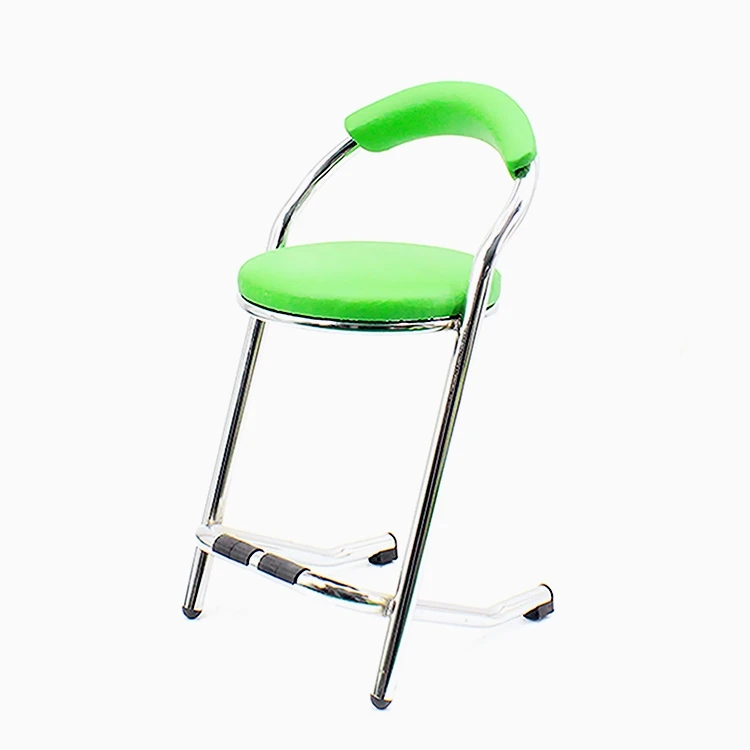 
chrome cast iron folding chair for game 