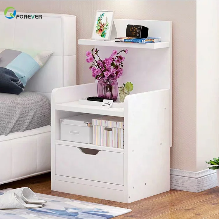 Bed Side Storage Cabinet For Bedroom Night Stand 2 Drawer Nightstand