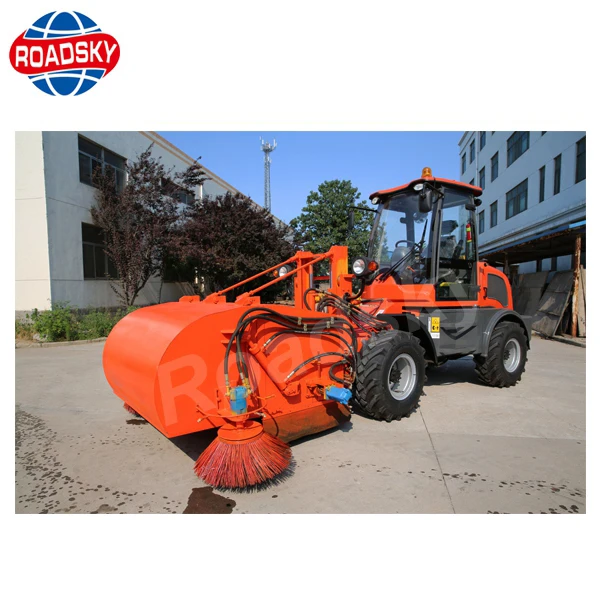 Tractor cleaning machine road sweeping truck Sweeping car Tractor mounted road sweeper for sale