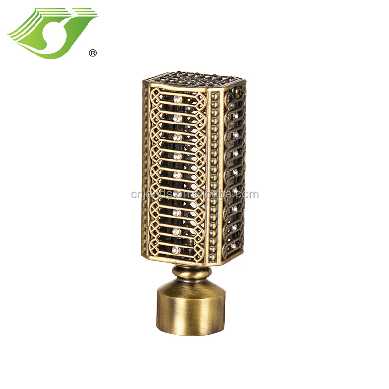 S0034 Turkey wonderful 25mm new design curtain pole curtain rod finial