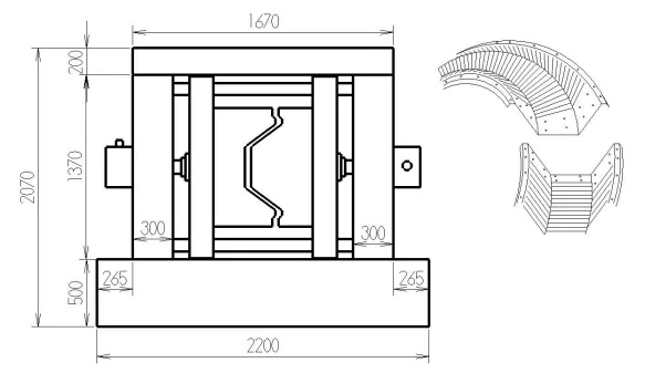 steel arch building machine
