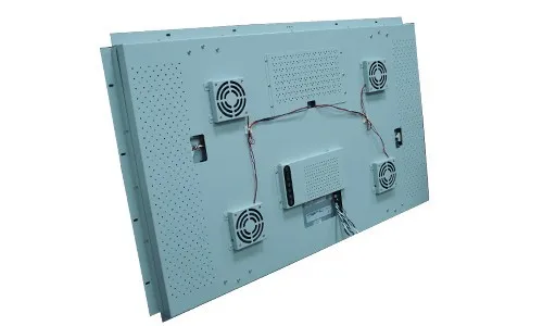 32 inch high brightness open frame lcd monitor with AR glass for outside kiosk/advertising