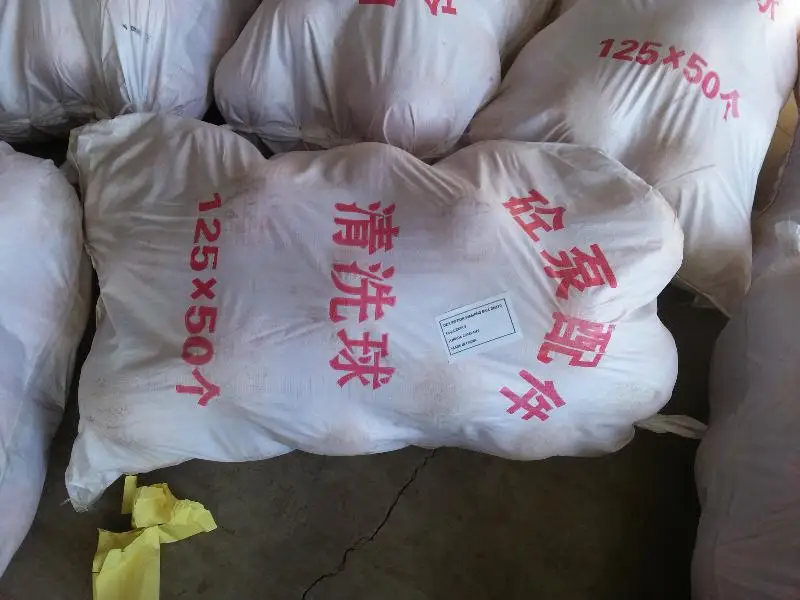 Sponge ball for pipe cleaning concrete pump spare parts