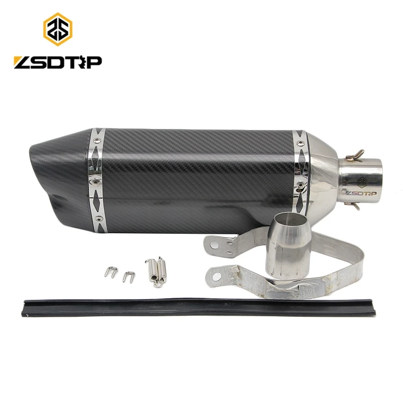
Motorcycle Full Carbon Fiber Exhaust Modified Akrapovics Yoshimuras Exhaust Muffler Pipe For kawasakis CBR250 CB400 CB600 YZF 
