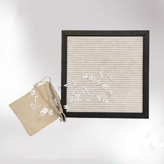 
Felt Letter Board set 10x10 Felt Message Board with Letter 