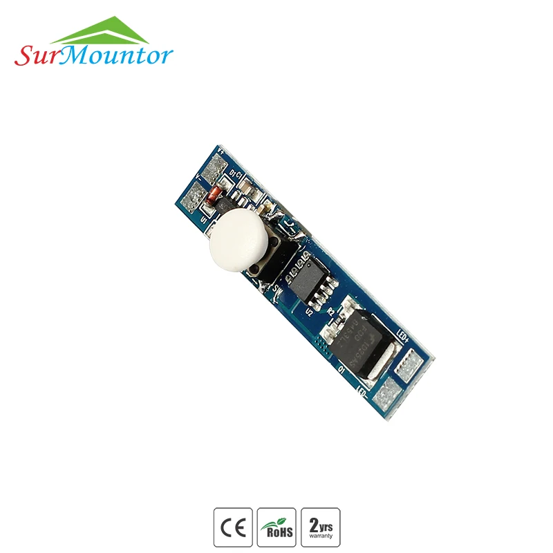 Led Touch Dimmer,Mini Button Switch For Led Strip Light