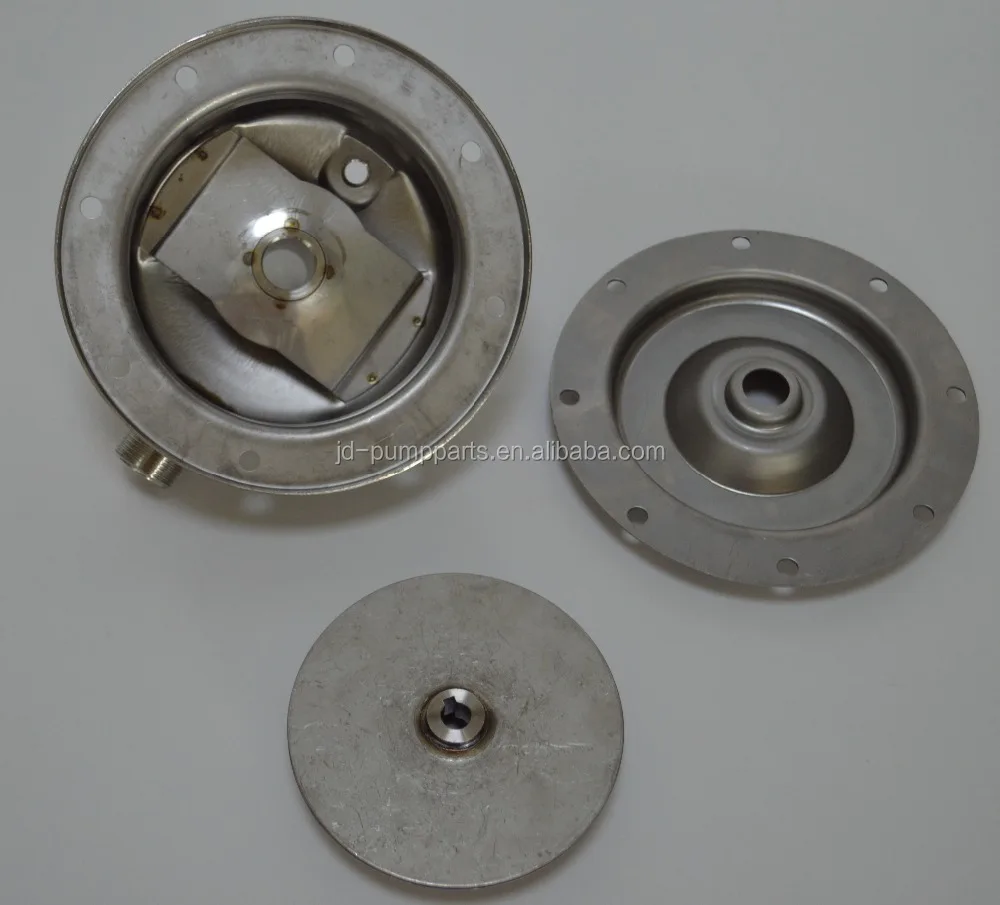 Stainless steel pump body set for SCM series centrifugal pump with close type impeller-63#-outside thread