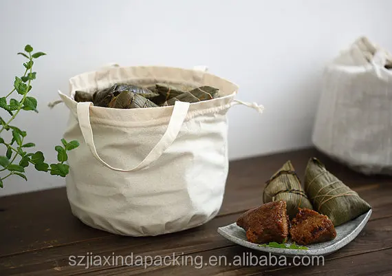 Eco- Friendly Cotton Packaging Bag With Handle and String