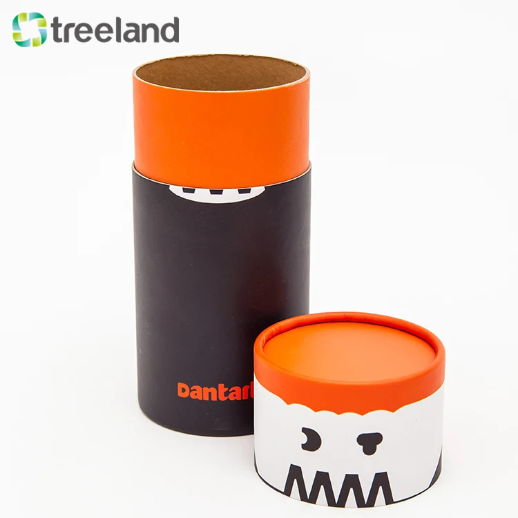 Factory Direct Sale Cylinder Paper Jar Food Safe Candy Package