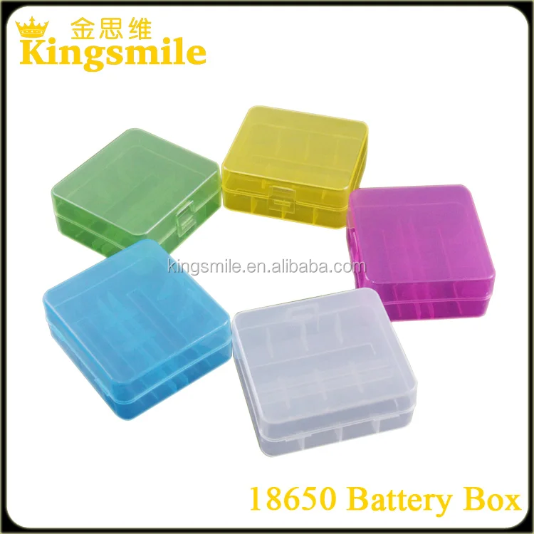Colorful 18650 battery case cylindrical battery case 18650 battery holder case
