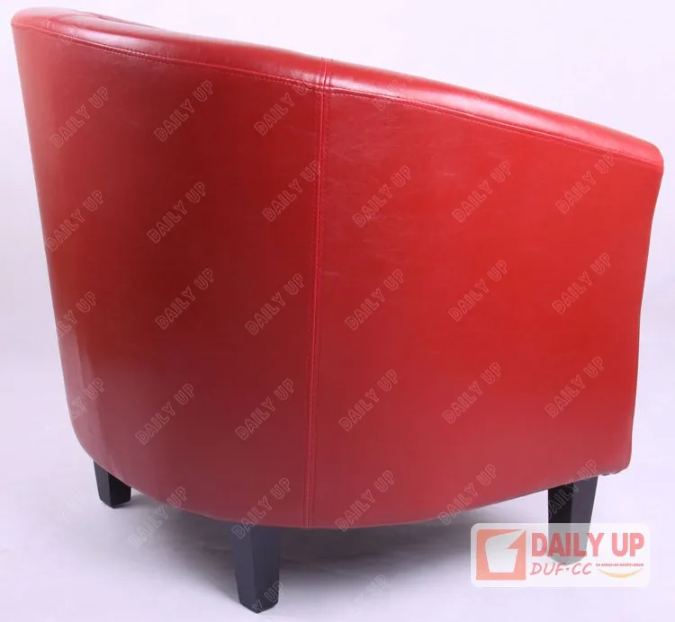 Classical PU Sectional Sofa with Armrest Living Room Leather Sofa Luxury Furniture Office Classical One Seat Lounge