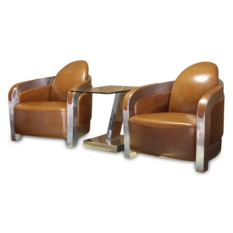 Classic America Style Single Sofa High Quality Genuine Leather PU for Living Villa Apartment Section Feature Buy Online China