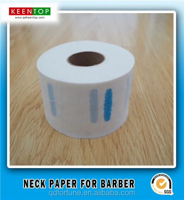
High quality neck paper roll requires barbers to use haircut neck strips for client protection 