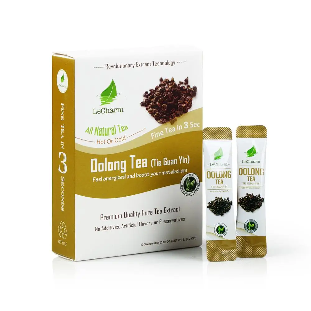 Refine Oolong tea pure flavoured organic instant tea powder help fight obesity