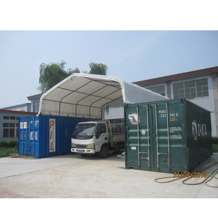 Storage shelter for container building