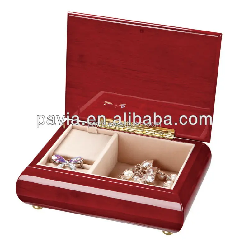 
PM106C wood musical box custom wooden music box movement 